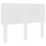 vidaXL Tête de lit Blanc Brillant 140 cm Bois d'ingénierie