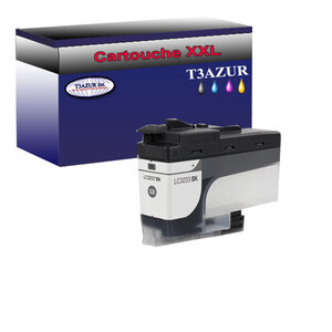 T3AZUR- Cartouche compatible avec Brother LC3233 XL Noire pour Brother DCP-J1100DW  MFC-J1300DW