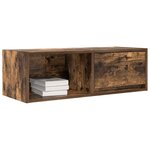 vidaXL Meubles TV 2 Pièces chêne fumé 80x31x25 5 cm bois d'ingénierie