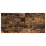 vidaXL Ensemble de mobilier de salle de bain 2 Pièces Chêne fumé