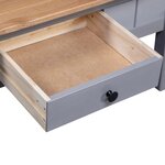 Vidaxl table basse gris 100x60x45 cm pin massif assortiment panama