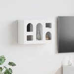vidaXL Armoire suspendue Blanc 60 x 20 x 40 cm Bois d'ingénierie