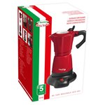 Bestron Machine à expresso 6 tasses 480 W Rouge AES480