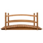 vidaXL Pont de jardin 140x60x60 cm Bois de sapin massif