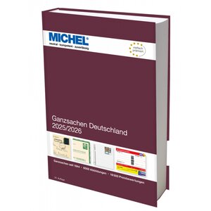 Catalogue Michel Allemagne Entiers postaux 2025-2026.