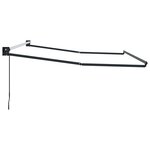 vidaXL Auvent Anthracite 3 5 x 2 5 m Métal