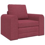 vidaXL Canapé-Lit Bordeaux 98 x 71 x 83 cm Velours