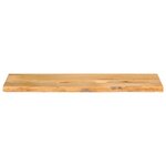vidaXL Dessus de table à bord vivant 110x30x3 8cm bois massif manguier
