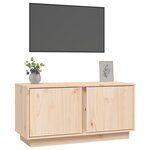 vidaXL Meuble TV 80x35x40 5 cm Bois de pin massif