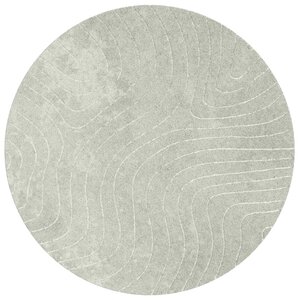 vidaXL Tapis d'intérieur et d'extérieur PALMERAS Vert Ø 120 CM