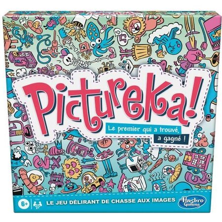 Pictureka! - hasbro gaming - jeu avec images - jeu de plateau pour enfants - amusant pour la famille - a partir de 6 ans