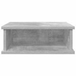 vidaXL Table de chevet 2 Pièces Gris béton 40 x 31 x 15 cm