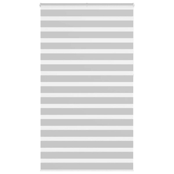 vidaXL Store zèbre gris clair largeur du tissu 115 9 cm polyester