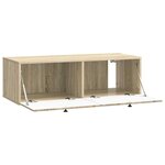 vidaXL Meuble TV mural 98 x 41 x 30 cm Chêne Sonoma Bois d'ingénierie