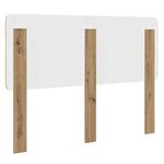 vidaXL Tête de lit Chêne artisanal 140 cm Bois d'ingénierie