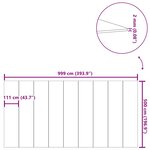 vidaXL Bâche de piscine gris clair 420x220 cm géotextile polyester