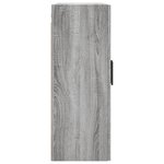 vidaXL Armoire murale sonoma gris 69 5x34x90 cm