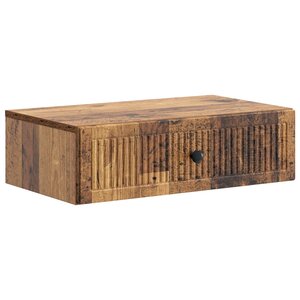 vidaXL Table d'appoint murale Bois ancien 59 x 34 5 x 17 cm