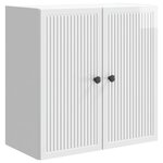 vidaXL Armoire Murale Blanc brillant 59 x 31 x 60 cm Bois d'ingénierie