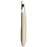 vidaXL Tête de lit suspendue Crème Tissu