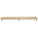 vidaXL Cadre de lit sans matelas chêne sonoma 75x190 cm