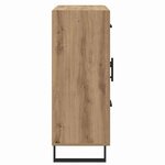 vidaXL Buffet avec tiroir Chêne artisanal 69 5 x 34 x 90 cm