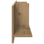 vidaXL Armoire murale 100x16 5x30 cm chêne artisanal bois d'ingénierie