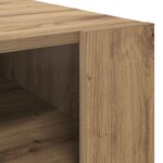 vidaXL Table basse Chêne artisanal 92 x 53 x 45 cm Bois d'ingénierie