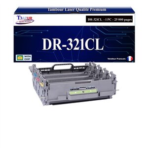 Kit Tambour compatible avec Brother DR321CL (DR-321CL) pour Brother DCP-L8400CDN  DCP-L8450CDW