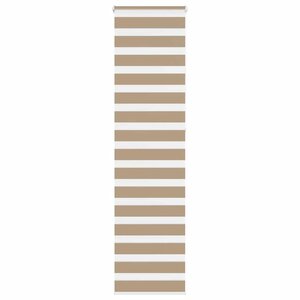 vidaXL Store zèbre marron sable largeur du tissu 50 9 cm polyester