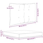 vidaXL Coussin de canapé d'extérieur 3 Pièces Bleu royal Polyester