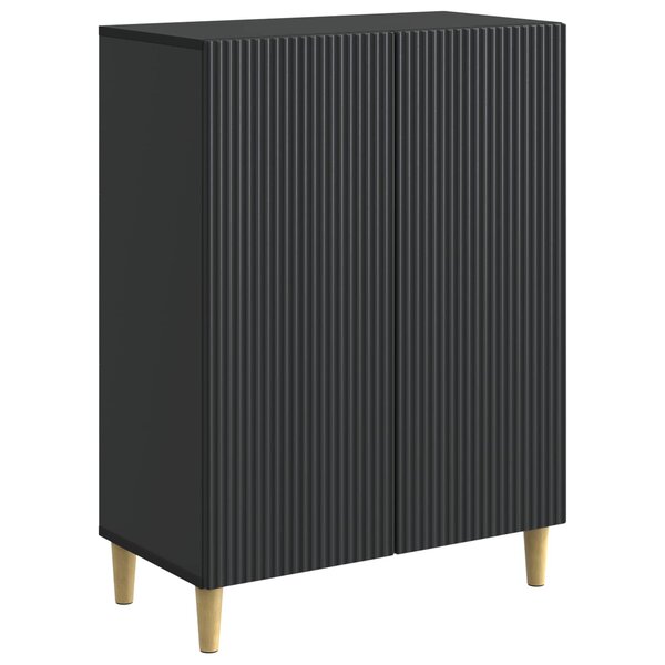 vidaXL Buffet Noir 66 x 34 5 x 90 cm Bois d'ingénierie