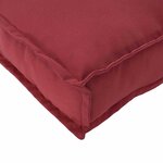 vidaXL Coussin pour palette Bordeaux 150 x 40 x 8 cm  en tissu Oxford.