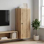 vidaXL Armoire Murale 33 x 34 5 x 90 cm Bois d'ingénierie