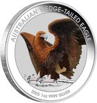 Pièce de monnaie en Argent 1 Dollar g 31.1 (1 oz) Millésime 2025 AUSTRALIAN WEDGE-TAILED EAGLE