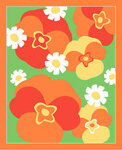 Cartes sable ou paillette printemps x 6 pièces activités manuelles enfant