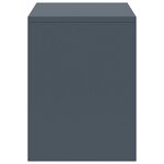vidaXL Table de chevet Gris clair 35x30x40 cm Bois de pin massif