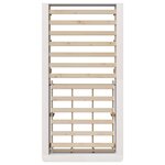 vidaXL Cadre de lit avec stockage Blanc 90 x 200 cm Bois composite