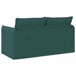 vidaXL Canapé Vert foncé 156 x 82 x 85 cm tissu