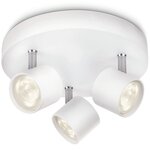 Philips plafonnier led myliving star 3 x 4 5 w blanc 562433116