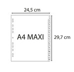 Intercalaires Imprimés Numériques Pp Recyclé Gris 12 Positions - A4 Maxi - Gris - X 10 - Exacompta