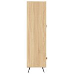 vidaXL Buffet haut chêne sonoma 69 5x31x115 cm bois d'ingénierie