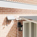 vidaXL Auvent avec Blanc 4 × 3 m Métal