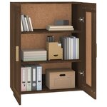 vidaXL Armoire murale chêne marron 69 5x32 5x90 cm bois ingénierie