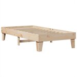 vidaXL Cadre de lit sans matelas 90x200 cm bois de pin massif