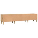 vidaXL Meuble TV chêne artisanal 180x31 5x40 cm bois d'ingénierie
