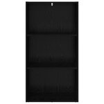 vidaXL Étagère Chêne noir 60 x 30 x 76.5 cm Bois d'ingénierie