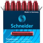 Cartouche d'encre rouge Boîte 6 SCHNEIDER