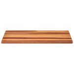 vidaXL Dessus de table bois massif d'acacia 25-27 mm 60x80 cm
