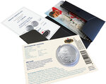 Monnaie NIKI LAUDA Motorsport Legends 1 Oz Argent 2$ Solomon Islands 2026 (PRÉCOMMANDE)